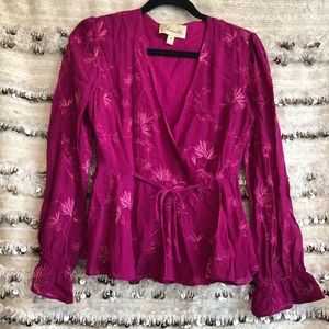 Charmer Blouse Fuchsia